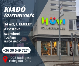 KIADÓ üzlet